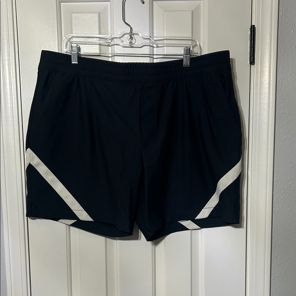 Under Armour Black and White Men Shorts